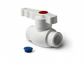 Кран пластиковый шаровый  Ø25 Pro Aqua (1/40)